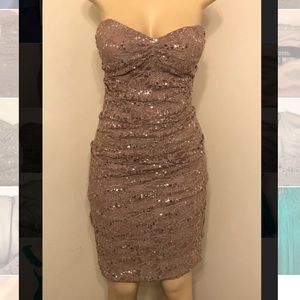 Strapless Evening Dress